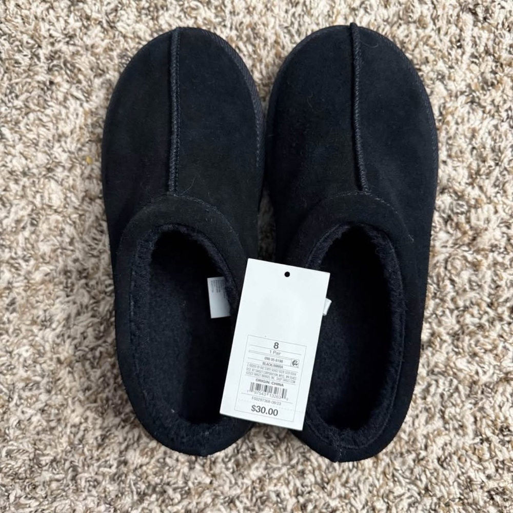 Cozy Black Slippers